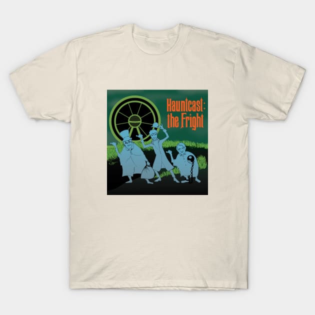 Hauntcast: the Fright T-Shirt by Podcast: The Ride